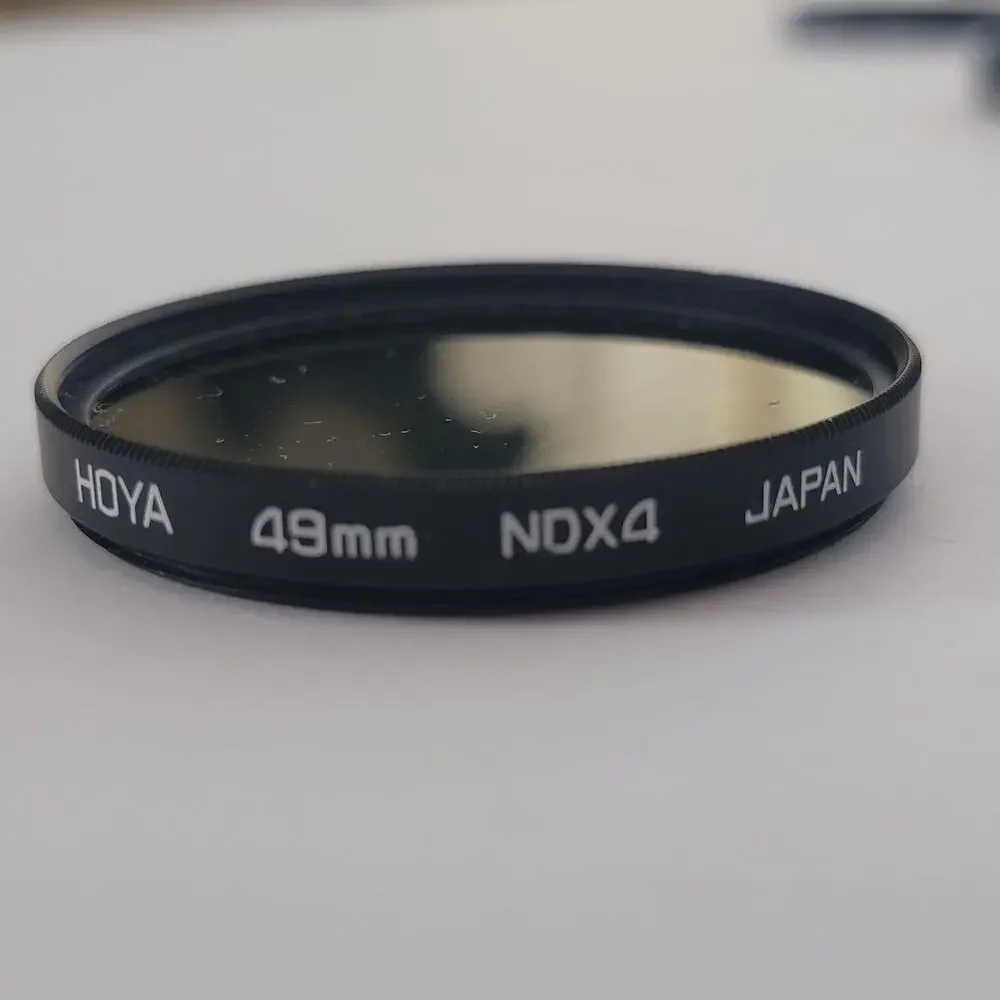 Hoya NDX4 49mm Neutral Density Camera Lens Filter Black Japan Photo Gear